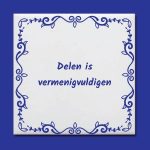 vakantiegeld delen